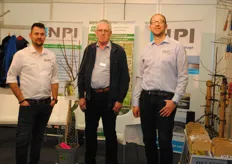 Sven Stelpstra, Matthijs Kemperink en Aart de Witte van NPI, NPI heeft Dewi Agriservice overgenomen afgelopen jaar en staat hiermee nieuw op de beurs.
